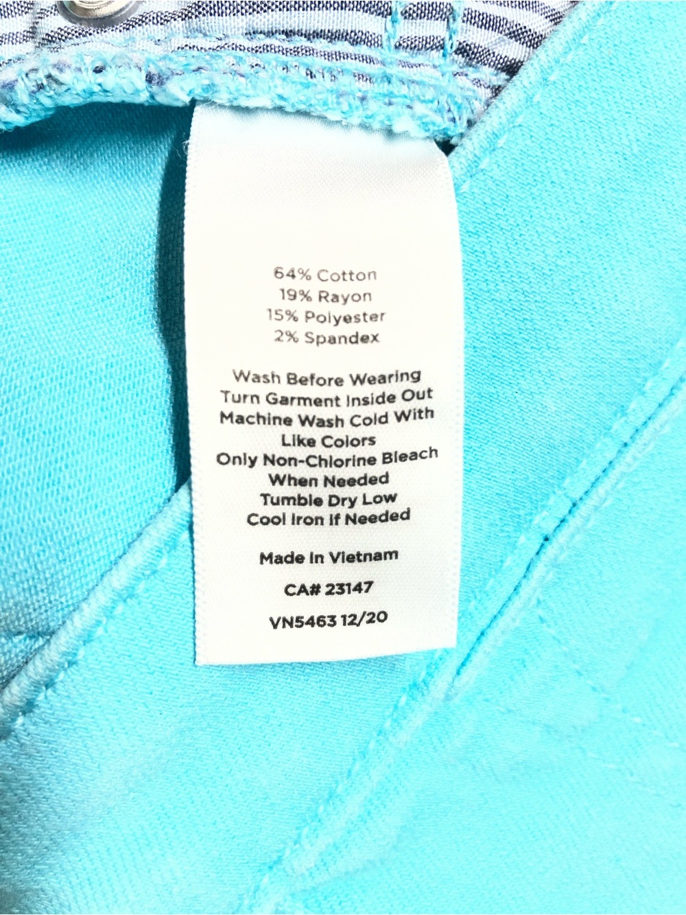 Talbots Turquoise Capri Pants - Picture 5 of 6